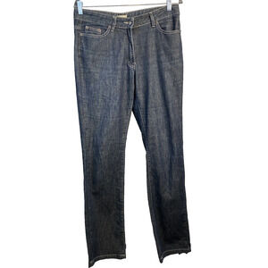 Autre Ton Straight Leg Denim Jeans Womens Sz 42T Mid Rise Cotton Blend Casual